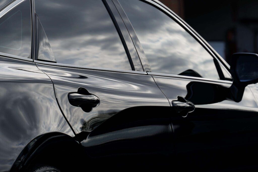 Ceramic window tint installed on a luxury vehicle